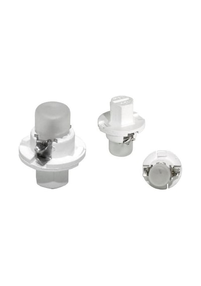 Beyaz Buzlu Dipsiz Ampul 12V 1.5W Küçük Gösterge Ampulü