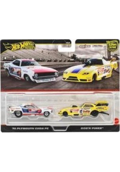 Hot Wheels Premium Jbl01 Car Culture 2 Pack '72 Plymouth Cuda Fc // Rob N' Pinks Sarı