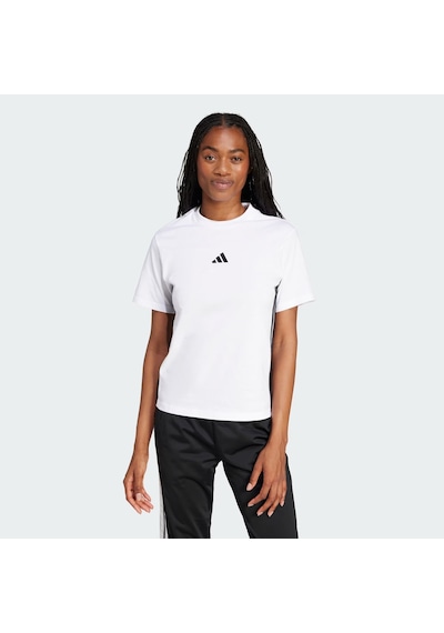 Adidas Essentials 3-stripes Cotton Kadın T-shirt Jd0844 Beyaz