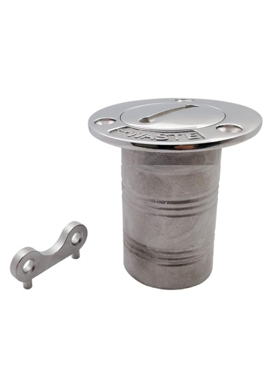 Pis Su Dolum Kapağı. 50mm. Krom Waste Atık Su Dolum Ağzı