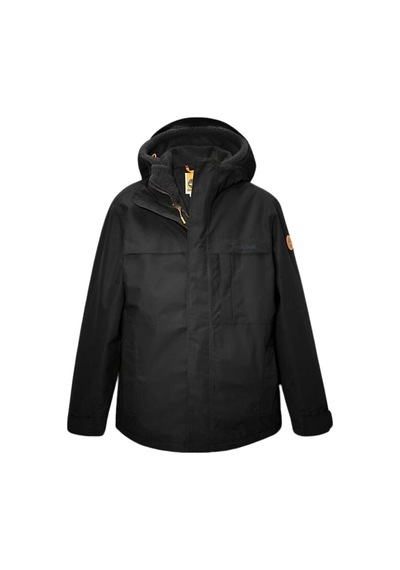 Timberland Water Resistant 3in1 Jacket Erkek Siyah Mont Siyah