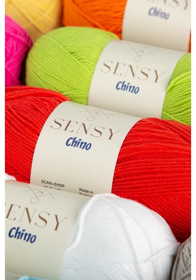 Sensy Chino El Örgü İpi Kazak Bluz Yelek Hırka İpi Tunik Amigurumi İp Siyah 100 Gr - 330 M