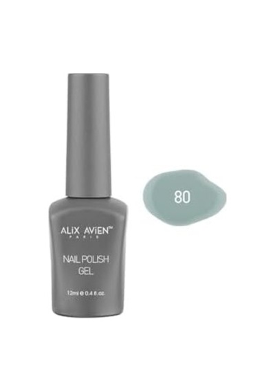 Su Yeşili Kalıcı Oje 80-yoğun Renk Veren Jel Oje 12 Ml-nail Uv Gel Polish 80