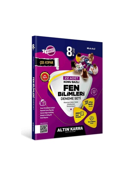 8.sınıf Fen Bilimleri Konu Bazlı 22 Deneme