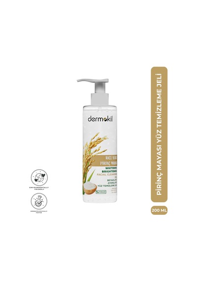 Dermokil Pirinç Mayası Yüz Temizleme Jeli 200 Ml
