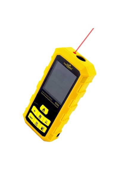 Dawreek Mesafe Ölçer H01 Yellow 80 Metre Dijital El Tipi Mesafe Ölçüm Cihazı