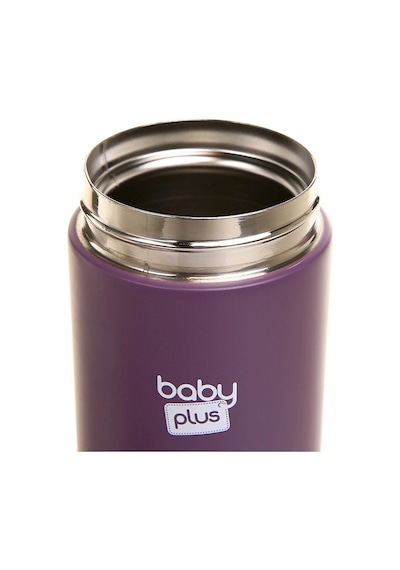 Baby Plus Paslanmaz Çelik Bebek Mama Saklama Termosu 350 Ml Byp-sh4060b Mor BYP-SH4060B_Mor
