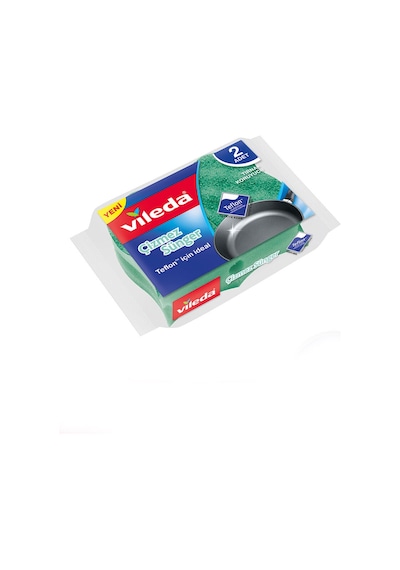 2 Adet Vileda Sünger 2'li Çizmez Oluklu Eko Paket