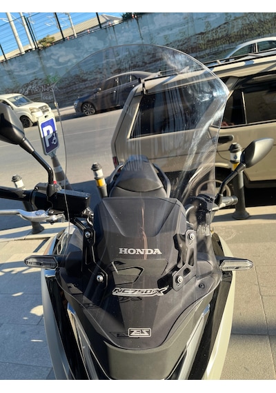 2025-26 Honda Nc750 Yeni Model Ön Cam Zeus Açık Füme 55cm 4mm Nc 750 750x Acik Füme