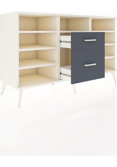 Hyperion Konsol 7 Raflı 2 Çekmeceli 132x44x83 Aytaşı-aytaşı/antrasit Aytaşı/antrasit Hyperion Konsol 7 Raflı 2 Çekmeceli 132x44x83 Aytaşı-aytaşı/antrasit Aytaşı/antrasit