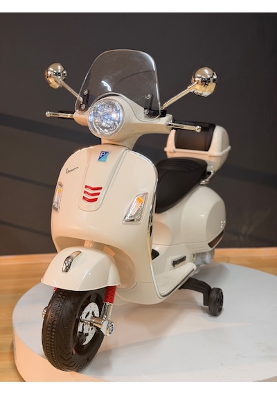 Orjinal Vespa Akülü Motor 3-6 Yaş Beyaz