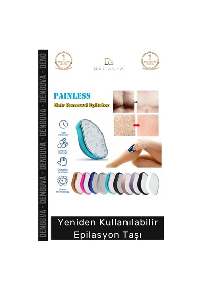 Taş Ağrısız Nano Kristal Fiziksel Hijyenik Kişisel Bakım Yeniden Kullanılabilir Epilasyon Taşı