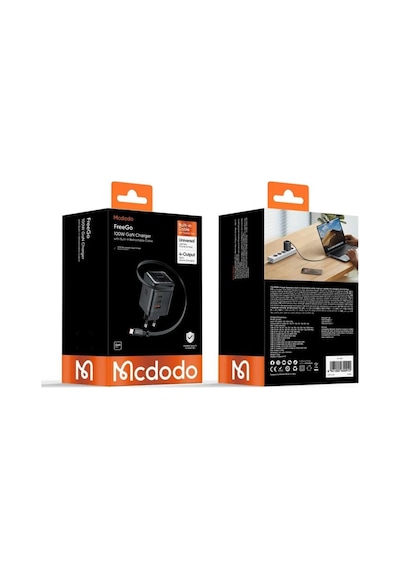Mcdodo Ch-8470 Freego 100w Geri Çekilebilir Kablolu Gan Şarj Cihazı