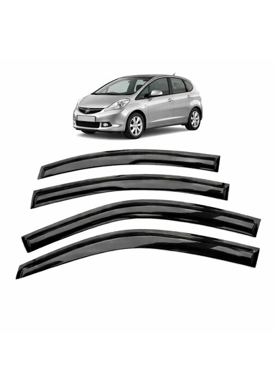 Honda Jazz 2008-2012 Slim Cam Rüzgarlığı 4 Parça