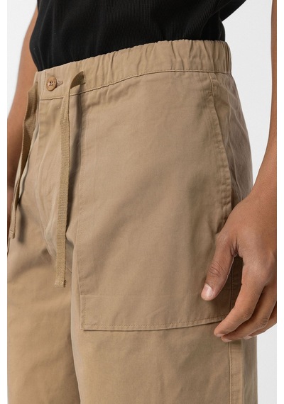 Vamos Baggy Fit Gabardin Pantolon Taba