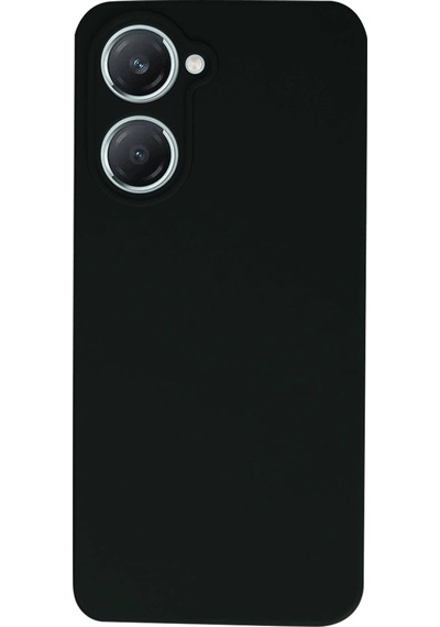 Vivo Y18 Kılıf First Silikon - Siyah Çokrenkli