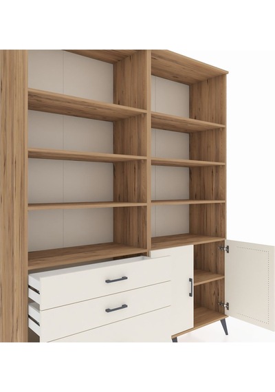 Hyperion Gardrop 9 Raflı 3 Çekmeceli 2 Kapaklı 176x44x221 Çam-aytaşı Aytaşı Hyperion Gardrop 9 Raflı 3 Çekmeceli 2 Kapaklı 176x44x221 Çam-aytaşı Aytaşı