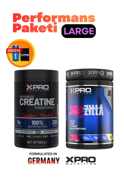 Xpro Nutrition Creatıne 500gr + Noxzilla Mango 549gr Aromasız