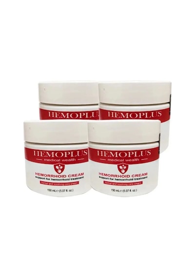 Süper Hemoplus Büyük Boy Bakım Kremi 4 Adet 150 Ml