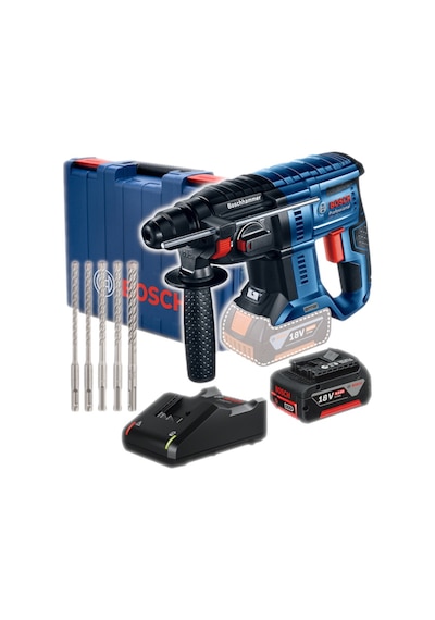 Bosch Professional GBH 180-LI Kırıcı Delici 1x4.0Ah + Sds Plus Set - 0615990M9C