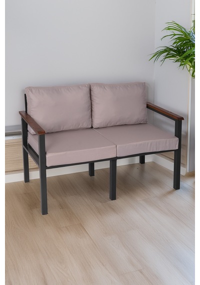 Neokas Bahce Mobilyası, Modern Balkon Mobilyası, Kafe Oturma Takımı, Teras Koltugu, 1 İkili Koltuk Gri Neokas Bahce Mobilyası, Modern Balkon Mobilyası, Kafe Oturma Takımı, Teras Koltugu, 1 İkili Koltuk Gri