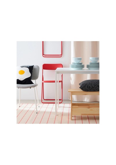 Ikea Rıdstıg Halı 170 X 240 Cm Bej - Kırmızı