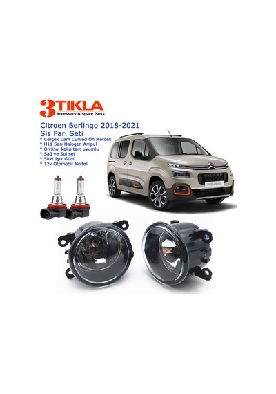 Citroen Berlingo 2019 Sis Farı Set Oem: 8200074008