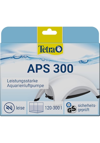 Aps Aquarium Luftpumpe - Leise Membranpumpe, Versch. Größen Für Aquarien Von 10-600 L, Schwarz/