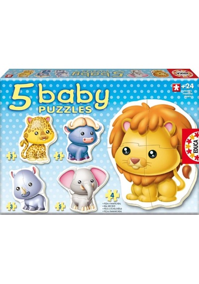 Educa Baby Vahşi Yaşamlar 24 Parça Yapboz