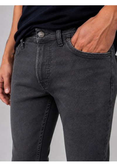Classics Men Black Wood Erkek Slim Fit Jean Pantolon - 7690 Füme