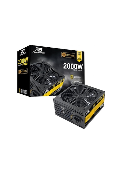 Power Boost BST-ATX2000 2000W 14 CM Fanlı Mining Güç Kaynağı