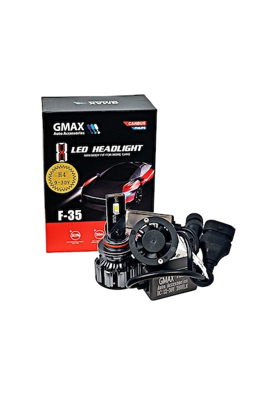 Gmax F35 X8 9006 Philips Canbus Uyumlu Led Far Seti 8 Çipli 3800L GLZ00309619