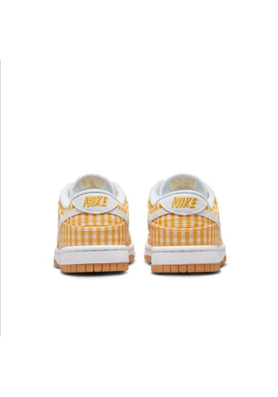 Nike Dunk Low Yellow Gingham Dz2777-700 Kadın Günlük Spor Ayakkabı Sarı