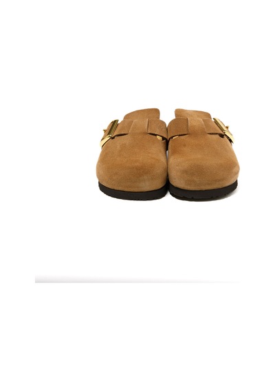 Terlik Kadın 17d5 Frau Velour-s Terra Brown Terra