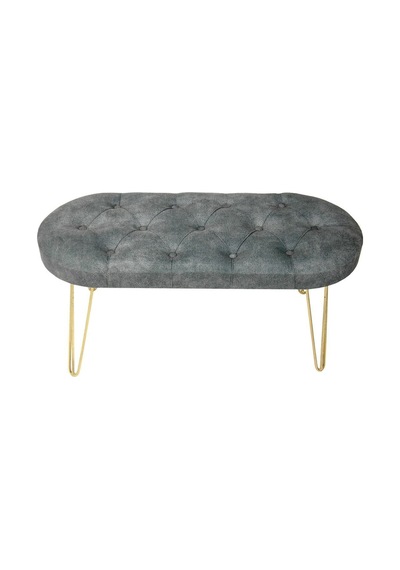 Louca Bench, Gri Gold