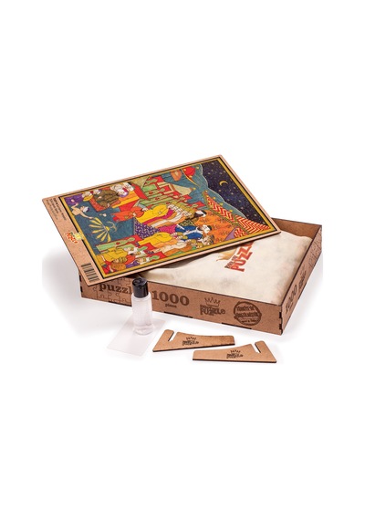 King Of Puzzle Surname - Minyatür Ahşap Puzzle 1000 Parça