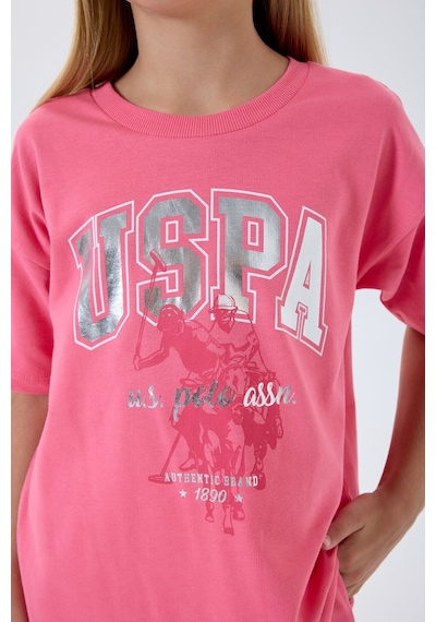 U.s. Polo Assn. Kız Çocuk Pembe Pijama Takım Us2509-c-v1 Pembe