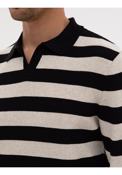 Pierre Cardin Erkek Siyah Kazak /triko 50315949-vr046 Siyah