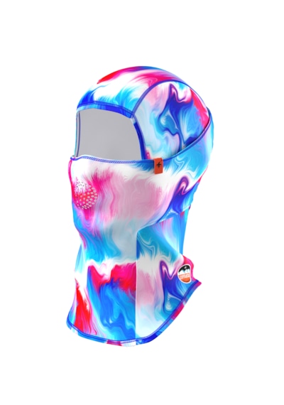 Pro Balaklava, Baskılı, Su İtici Özellikli Dwr Snowboard, Kayak, Motosiklet, Bisiklet Kar Maskesi Mavi Kırmızı Beyaz