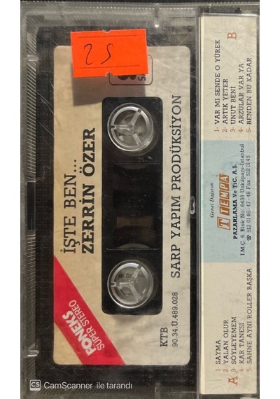 Plak Değildir Kaset Tir Zerrin Özer İşte Ben Kaset