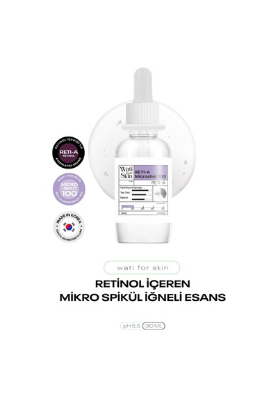 Retinol İçeren Mikro Spikül İğneli Esans Wati For Skin Reti-a Microshot 100
