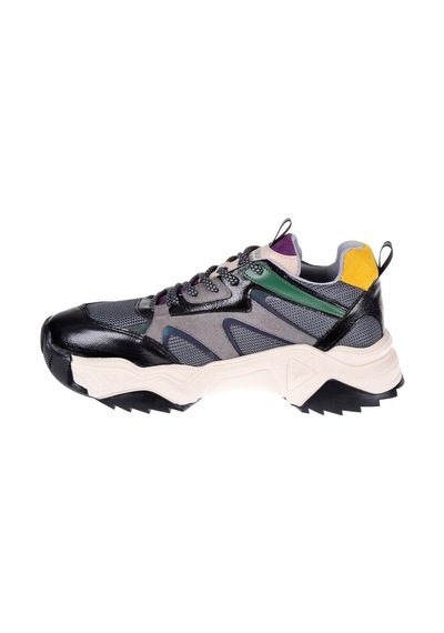 Pullman Kadın Spor Ayakkabı Sneaker Sms-65142 Siyah Mor-siyah Mor Siyah - Mor
