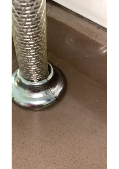 Doğalgaz Ocak Flex Hortumu Rozeti Mermer Üstü Delik Tapa Yüzük