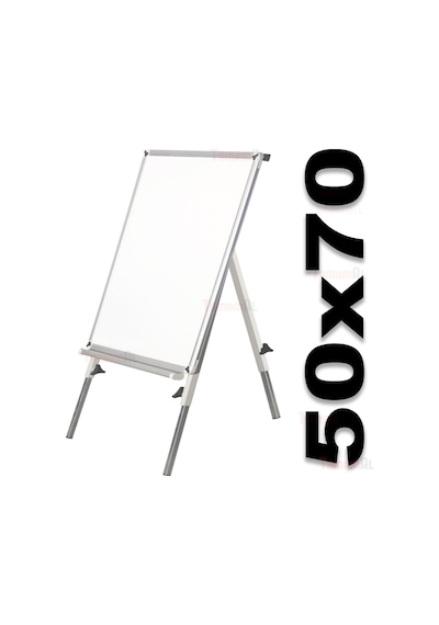 50X70 Akyazı Teleskopik Ayaklı Laminat Beyaz Yazı Tahtası