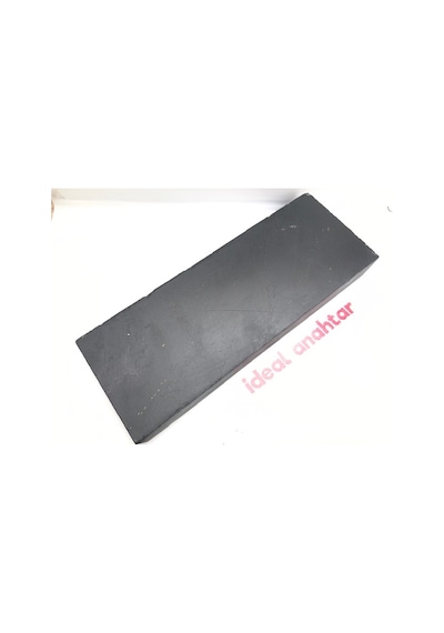 Yağ Taşı Doğal Bileme Taşı Siyah Taş Kara Taş 20 CM 7.5 CM 2.8 CM