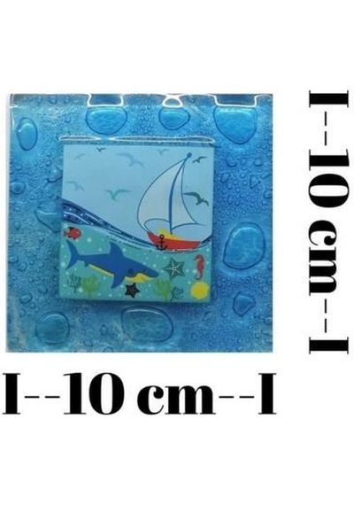 Dekoratif Cam Gider Kapağı Cam Gider Süsü 10 x 10 CM