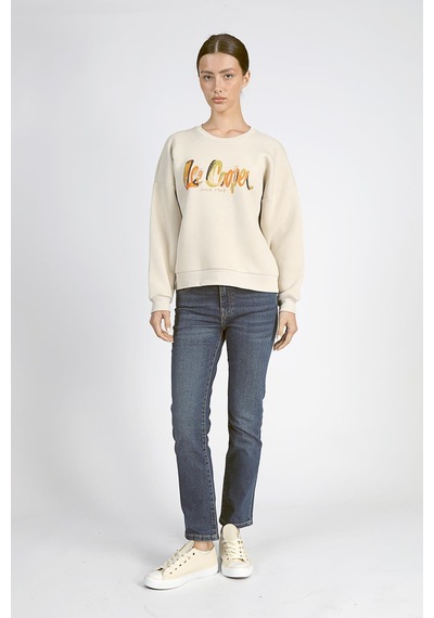 Lee Cooper Tila Kadın O Yaka Sweatshirt Taş-20060-taş Taş