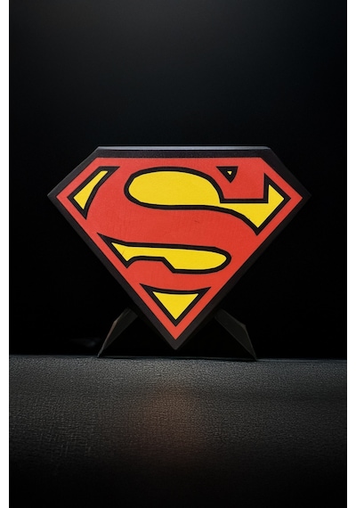 Superman Dekoratif Gece Lambası Çok Renkli