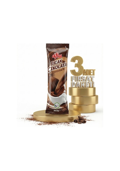 Afia Sıcak Çikolata 3x22 Gr 22 G
