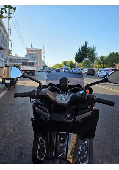 Motocam Yamaha Xmax Ön Cam 2014-2017 Model 36cm Füme Renkli 4mm Sportif